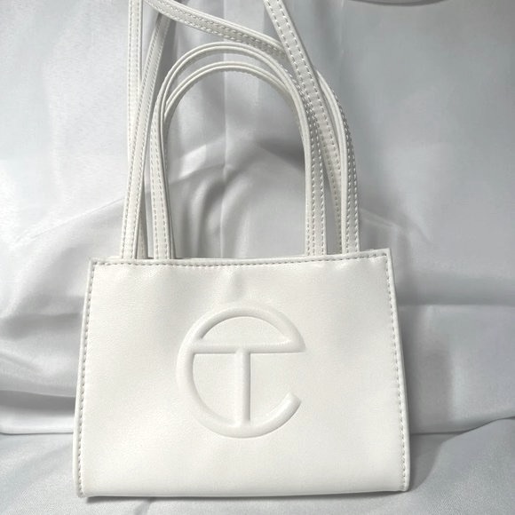 Telfar Handbags - Telfar White Small Crossbody 6 5/8” x 4 3/4” Approximately